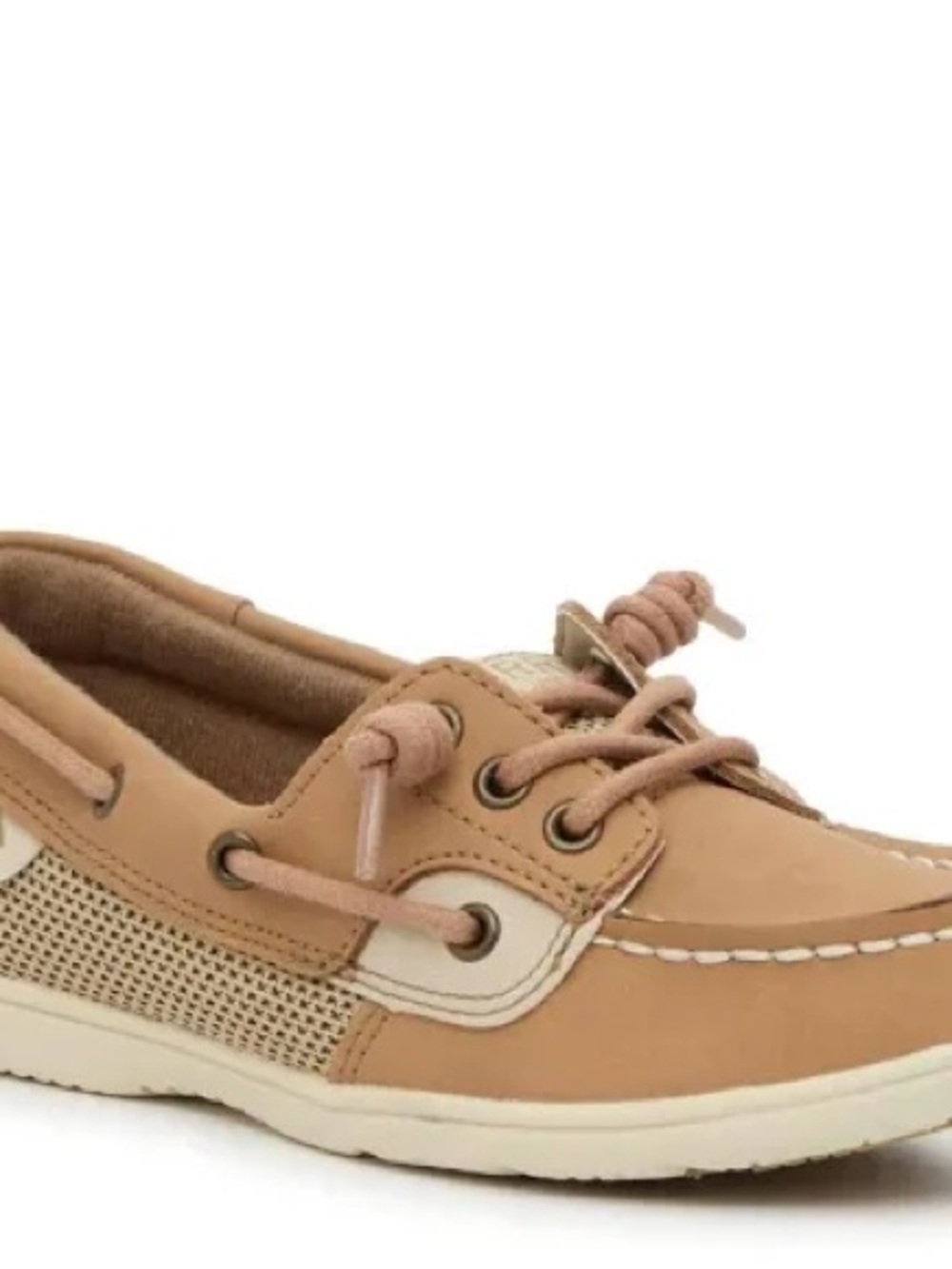 Sperry Kids Lace-Up Boat Shoe in Light Brown